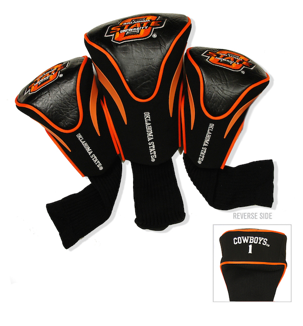 Oklahoma State Cowboys 3 Pack Contour Headcovers