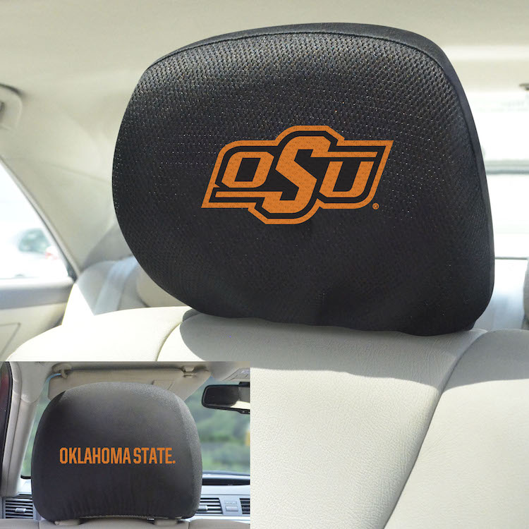 Oklahoma State Cowboys Head Rest Covers