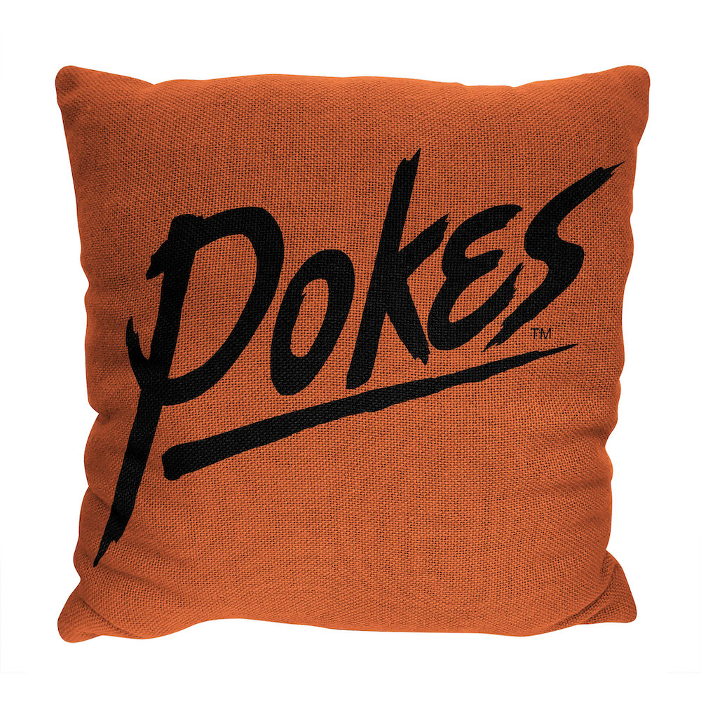 Oklahoma State Cowboys Double Sided INVERT Woven Pillow