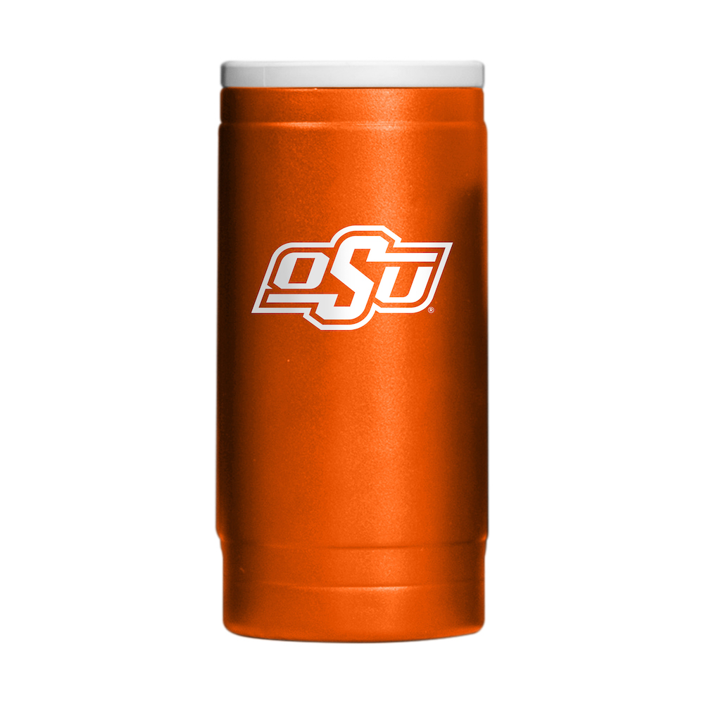 Oklahoma State Cowboys Powder Coated 12 oz. Slim Can Coolie