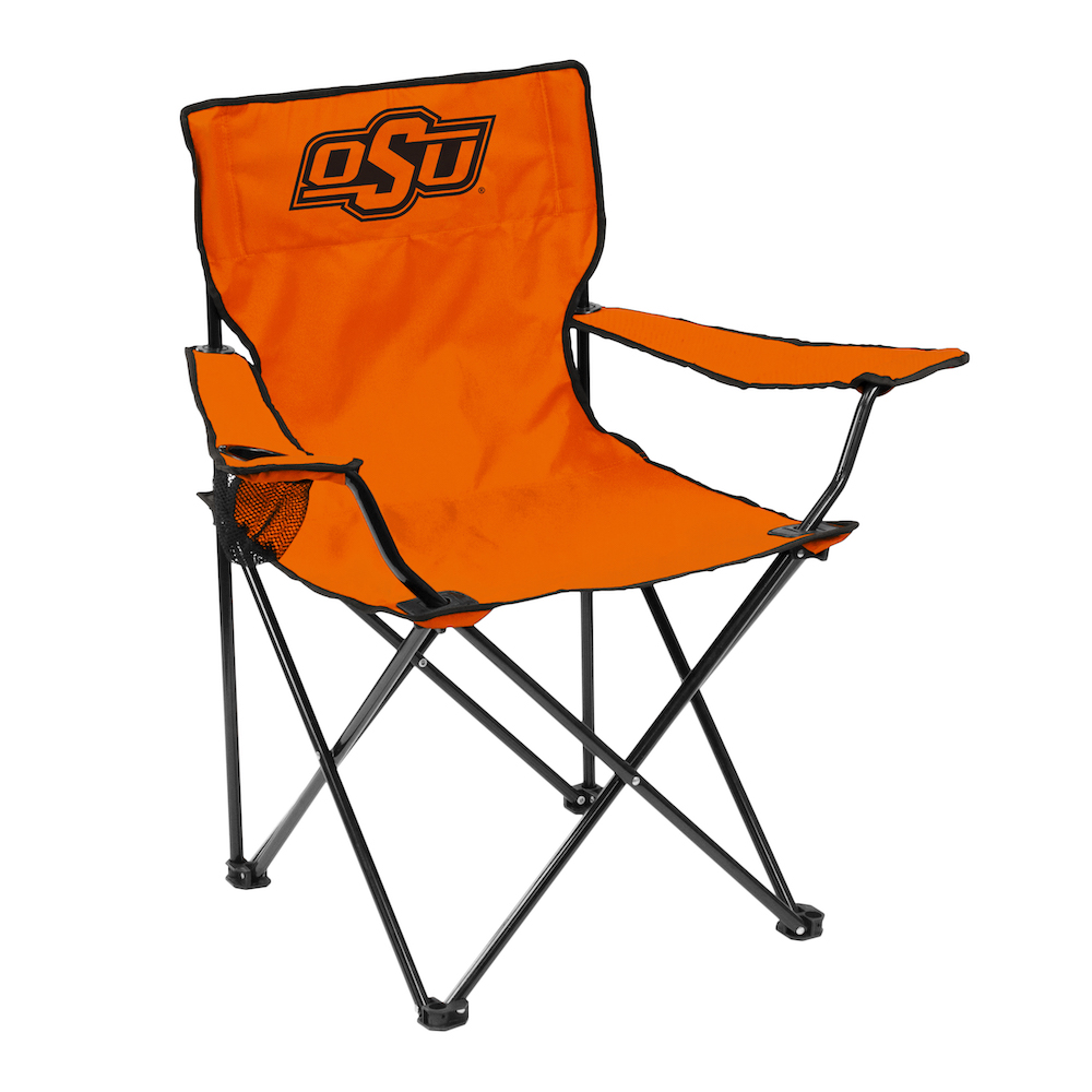 Oklahoma State Cowboys QUAD style logo folding camp chair