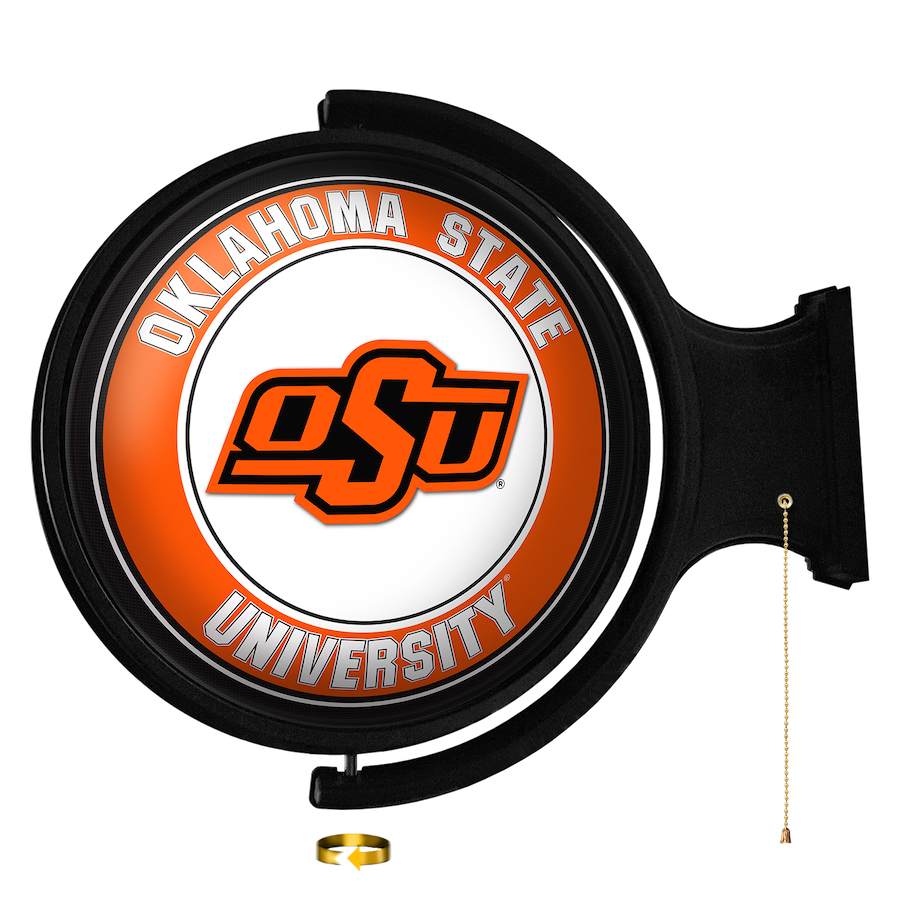 Oklahoma State Cowboys LED Rotating Wall Sign