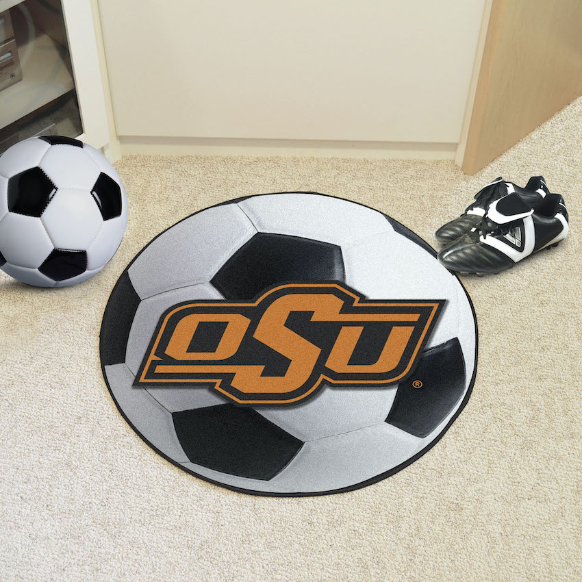 Oklahoma State Cowboys SOCCER BALL Mat