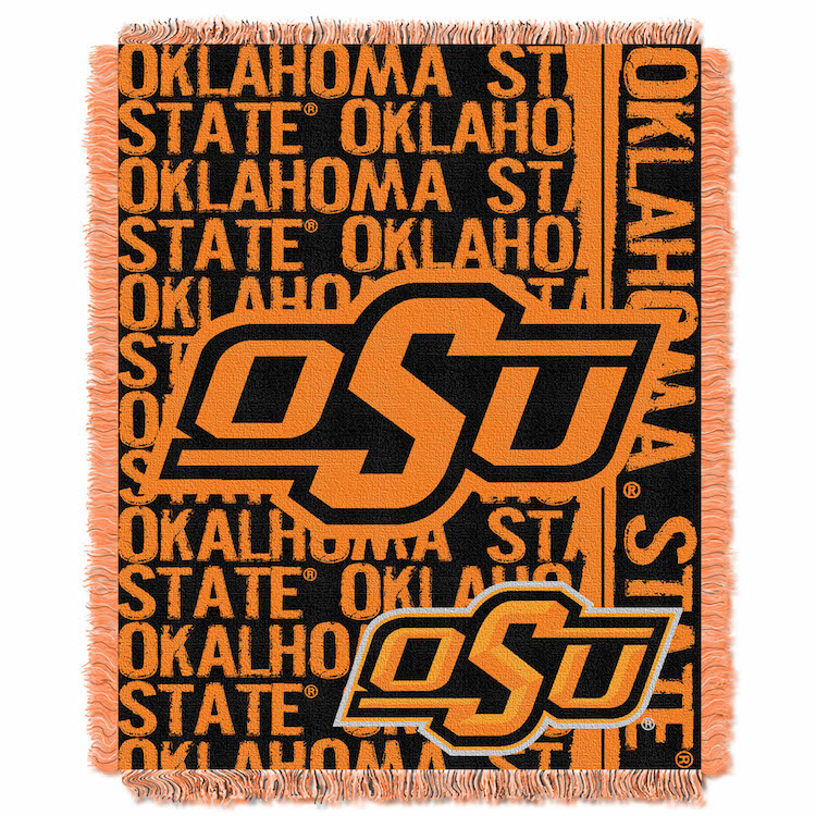 Oklahoma State Cowboys Double Play Tapestry Blanket 48 x 60