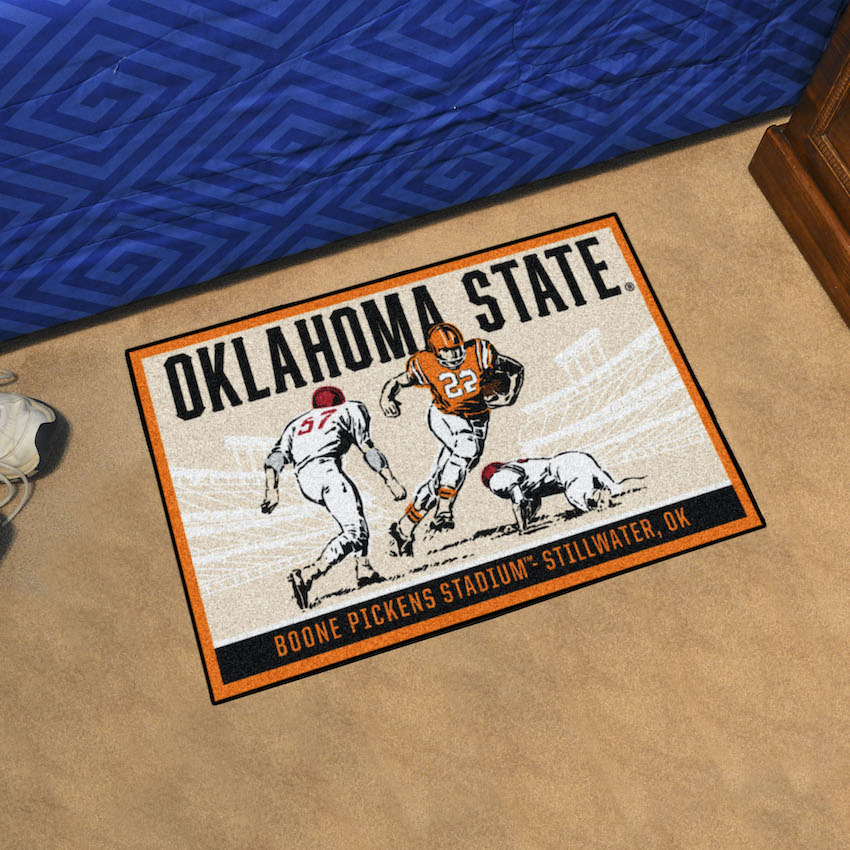 Oklahoma State Cowboys 20 x 30 TICKET Starter Floor Mat