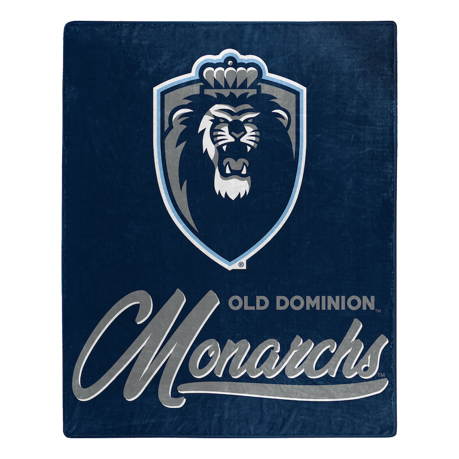 Old Dominion Monarchs Plush Fleece Raschel Blanket 50 x 60