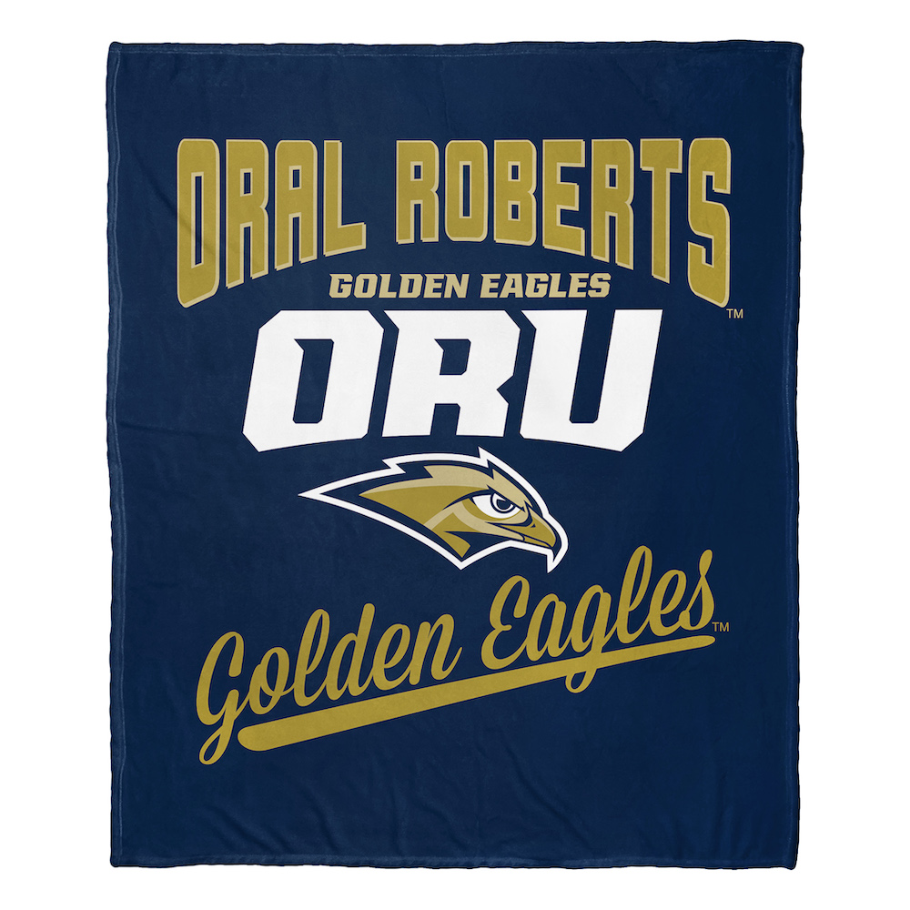 Oral Roberts Golden Eagles ALUMNI Silk Touch Throw Blanket 50 x 60 inch