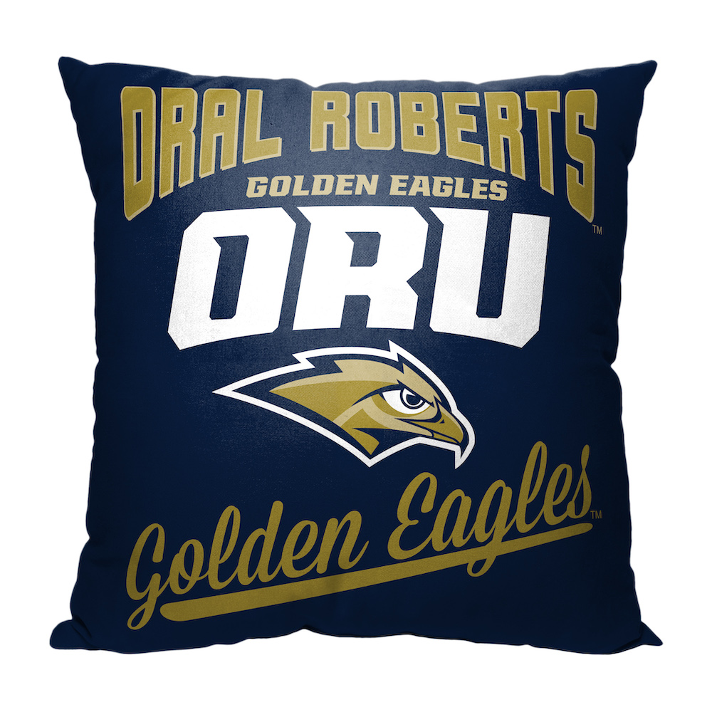 Oral Roberts Golden Eagles ALUMNI Decorative Throw Pillow 18 x 18 inch