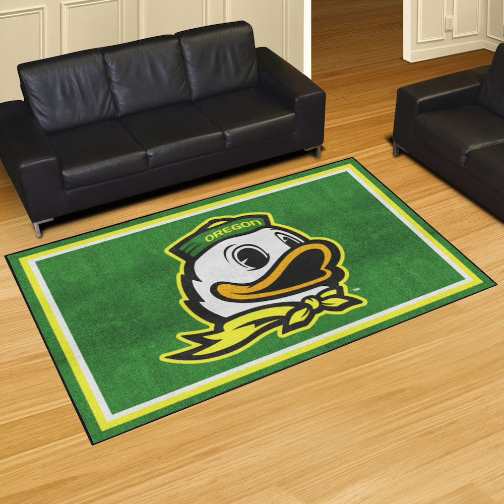 Oregon Ducks 5x8 Area Rug - 2nd Logo