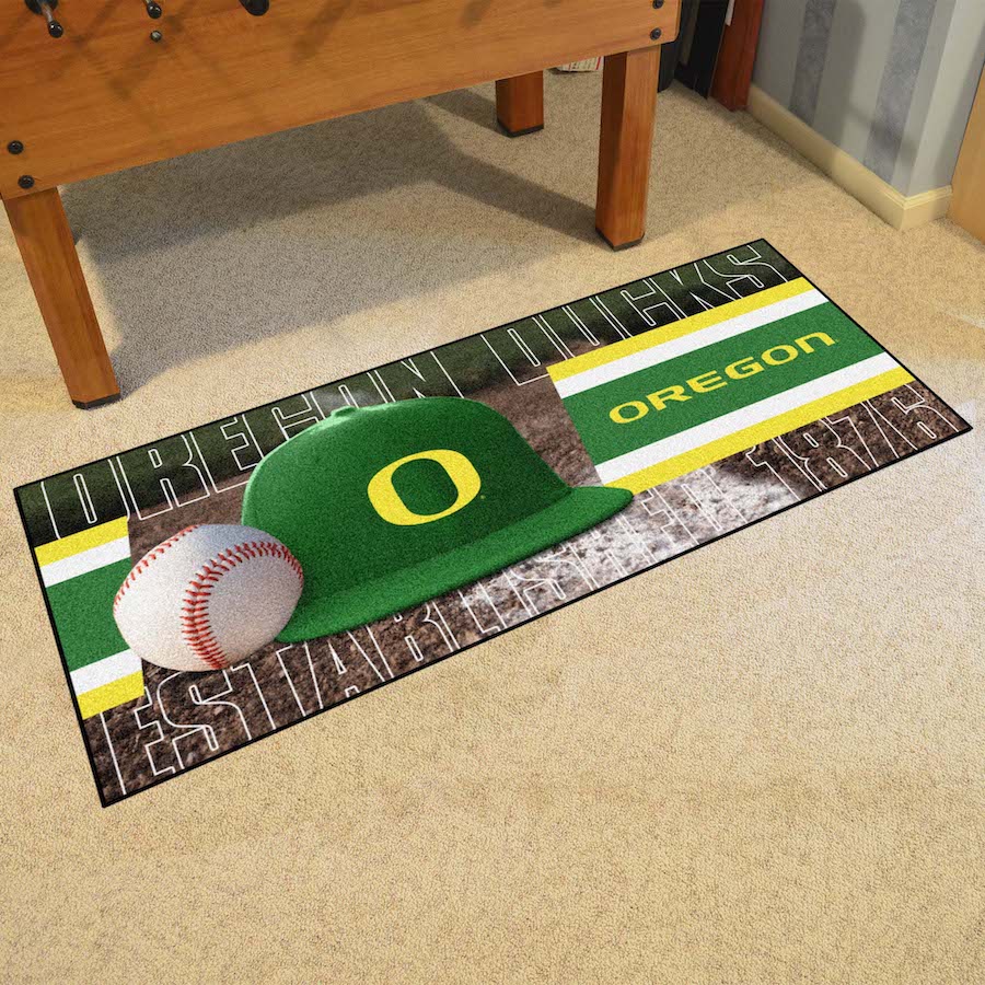 Oregon Ducks 30 x 72 Baseball Carpet Runner