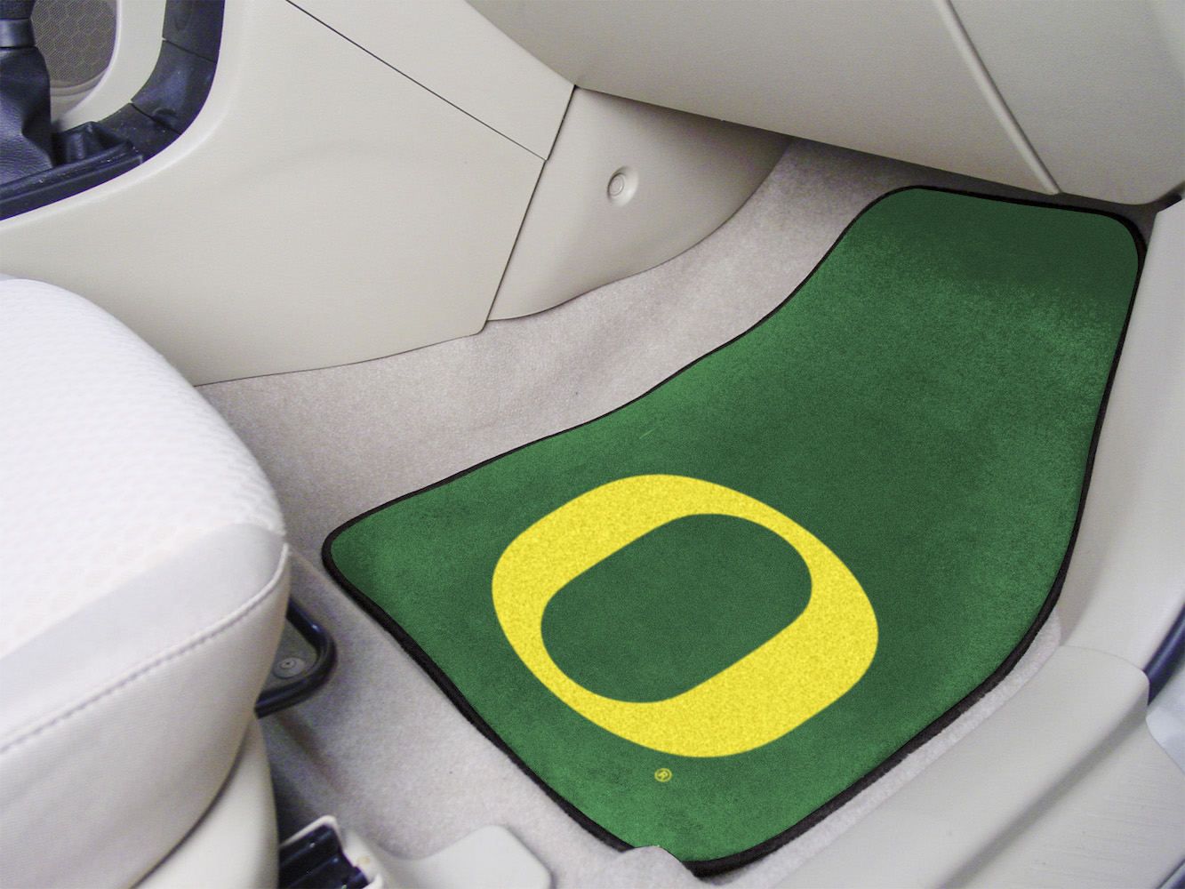 Oregon Ducks Car Floor Mats 18 x 27 Carpeted-Pair