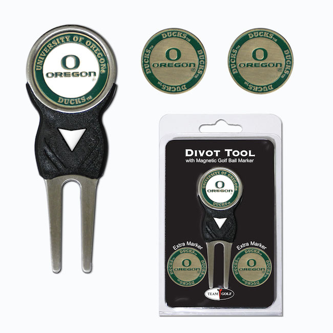 Oregon Ducks 3 Marker Signature Divot Tool Pack