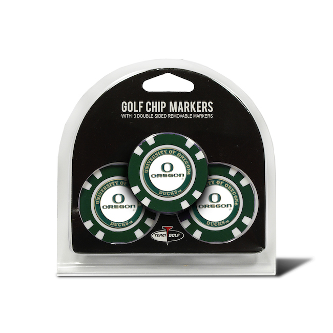 Oregon Ducks 3 Pack Golf Chips