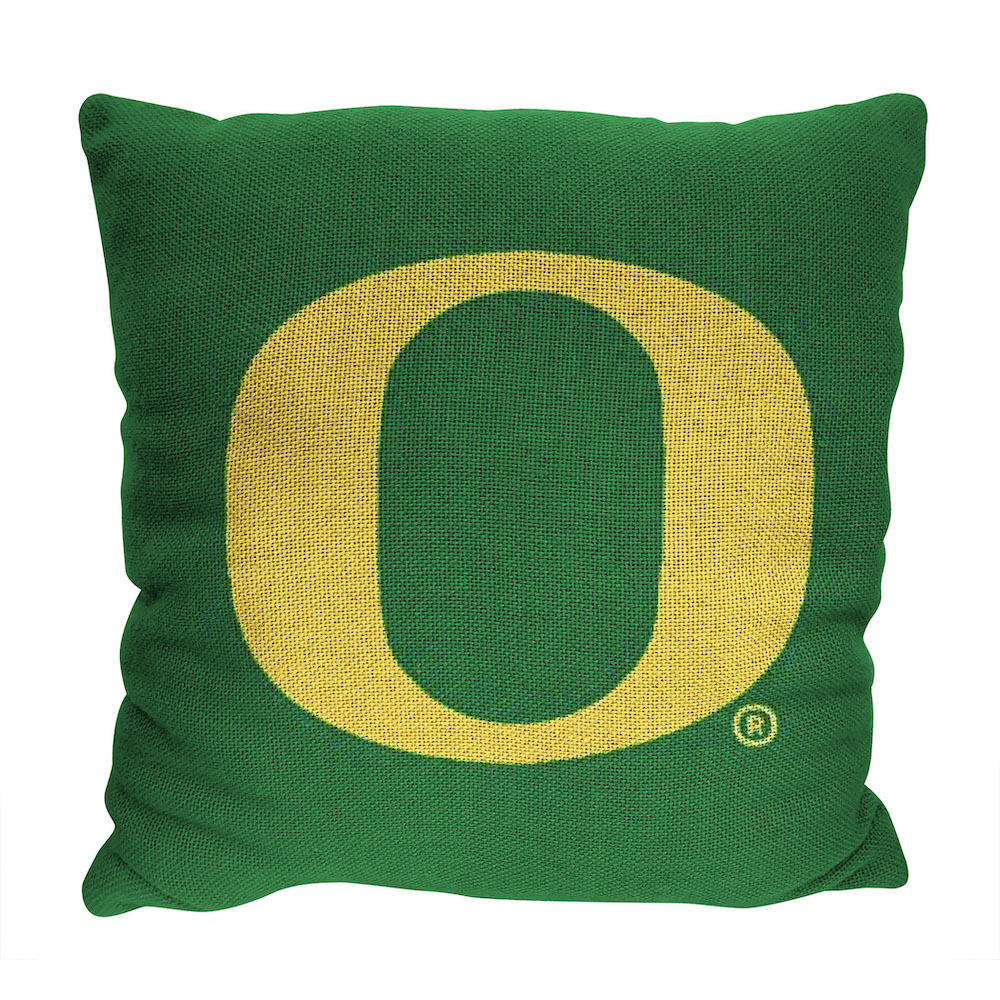Oregon Ducks Double Sided INVERT Woven Pillow