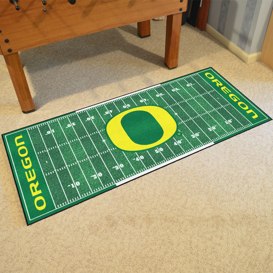 Oregon Ducks 30 x 72 Football Field Carpet Runner