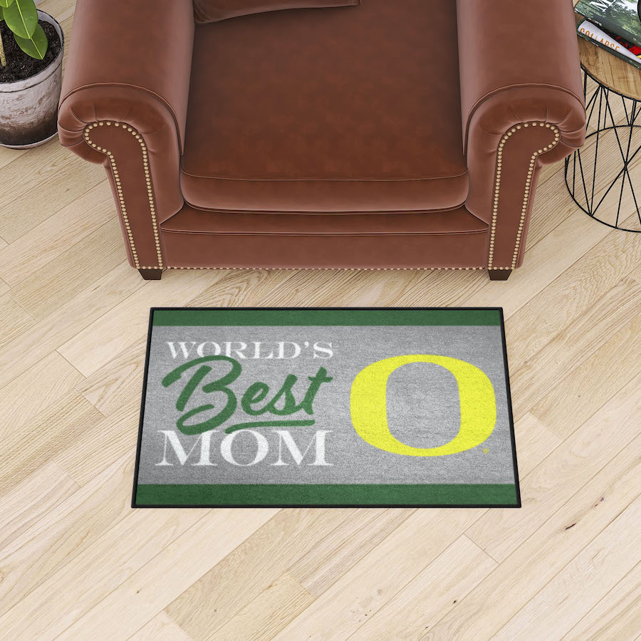 Oregon Ducks 20 x 30 WORLDS BEST MOM Floor Mat