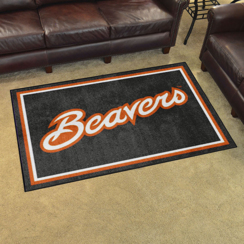 Oregon State Beavers 4x6 Area Rug - 2nd Logo