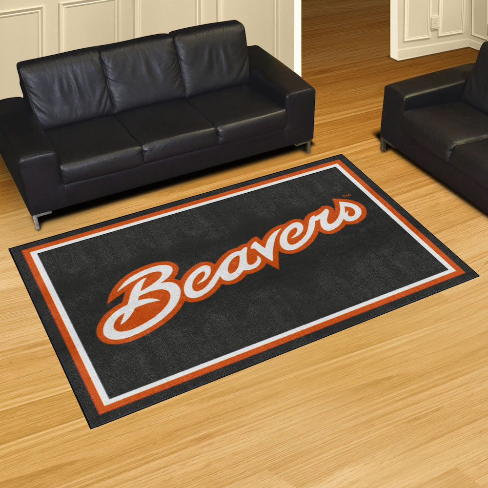 Oregon State Beavers 5x8 Area Rug - 2nd Logo