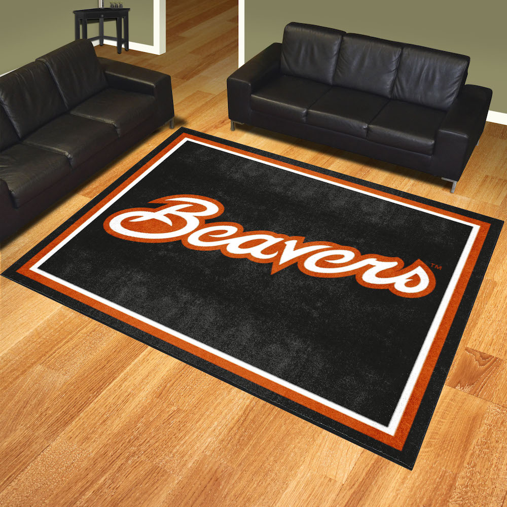 Oregon State Beavers Ultra Plush 8x10 Area Rug - 2nd Logo