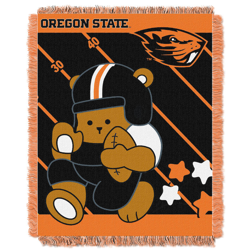 Oregon State Beavers Woven Baby Blanket 36 x 48