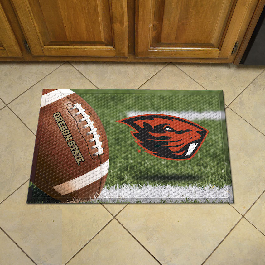 Oregon State Beavers Ball Style SCRAPER Door Mat