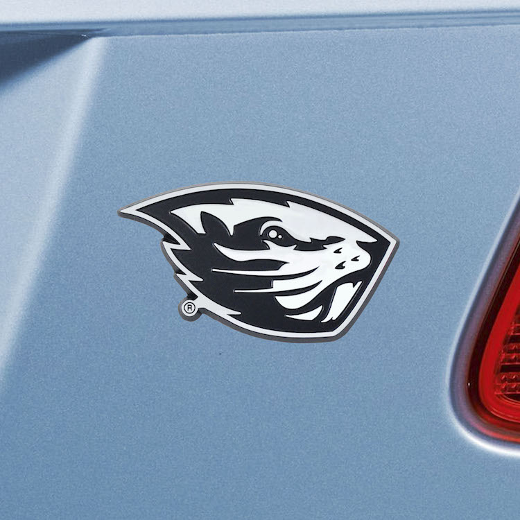 Oregon State Beavers Metal Auto Emblem