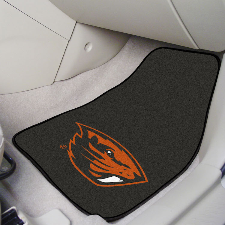 Oregon State Beavers Car Floor Mats 18 x 27 Carpeted-Pair