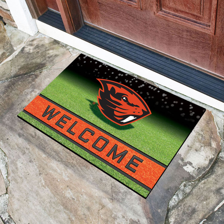 Oregon State Beavers Recycled Crumb Rubber Door Mat