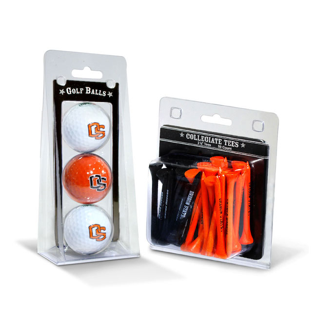 Oregon State Beavers 3 Ball Pack and 50 Tee Pack