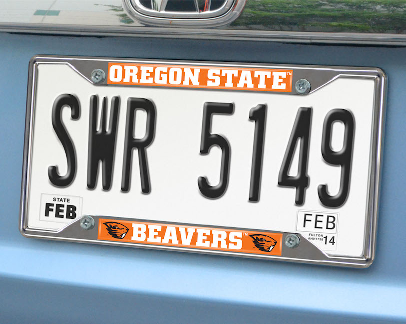 Oregon State Beavers License Plate Frame
