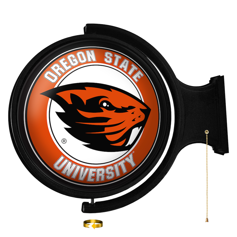 Oregon State Beavers LED Rotating Wall Sign