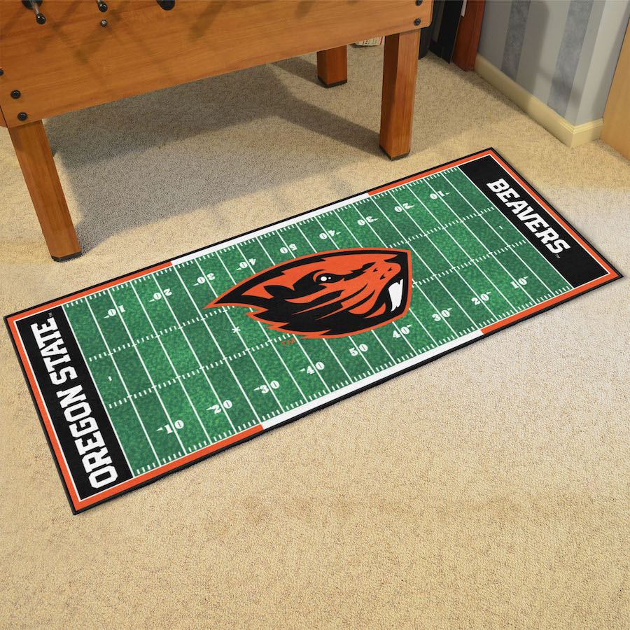 Oregon State Beavers 30 x 72 Football Field Carpet Runner