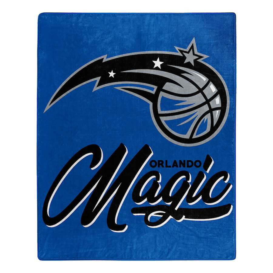 Orlando Magic Plush Fleece Raschel Blanket 50 x 60