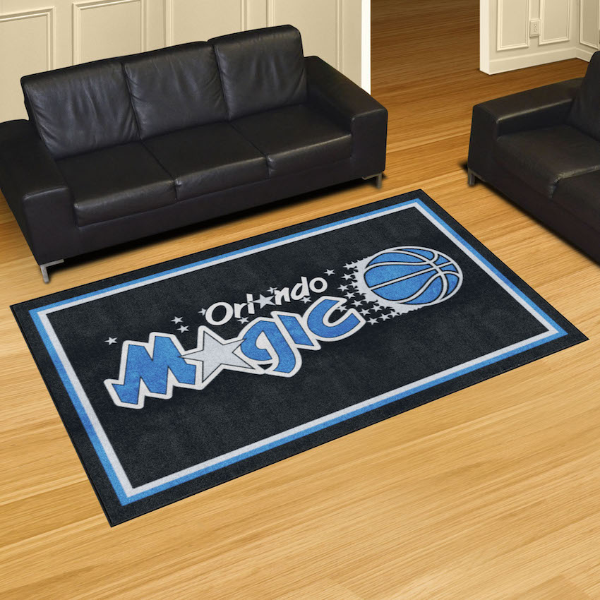 Orlando Magic Vintage 5x8 Area Rug - Throwback Logo