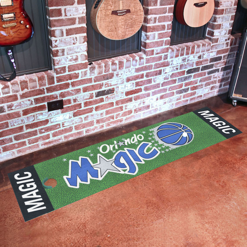 Orlando Magic Vintage 18 x 72 in Putting Green Mat with Throwback Logo