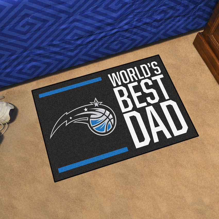 Orlando Magic 20 x 30 WORLDS BEST DAD Floor Mat