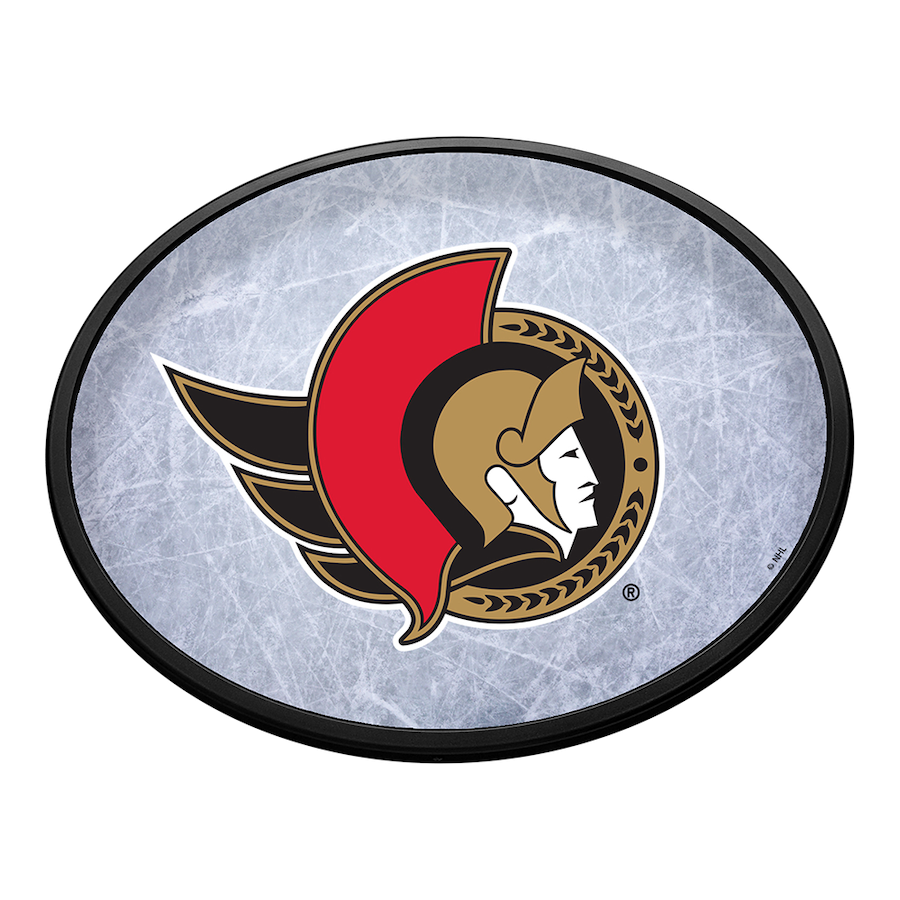 Ottawa Senators Slimline Oval LED Wall Sign ~ ICE RINK