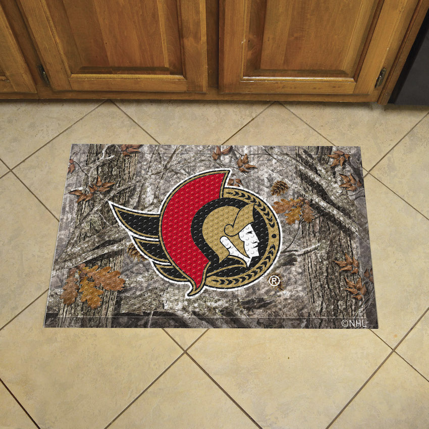 Ottawa Senators Camo Style SCRAPER Door Mat