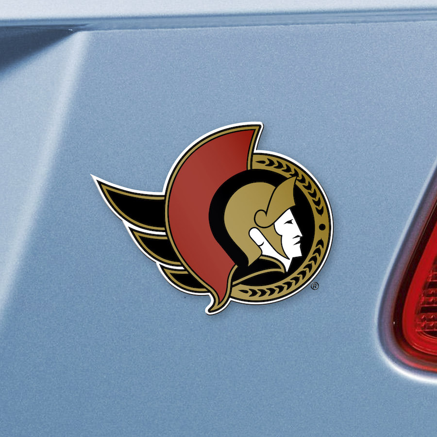 Ottawa Senators Color Metal Auto Emblem - Buy at KHC Sports