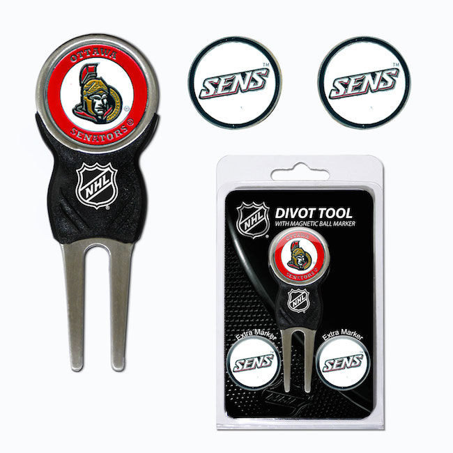 Ottawa Senators 3 Marker Signature Divot Tool Pack