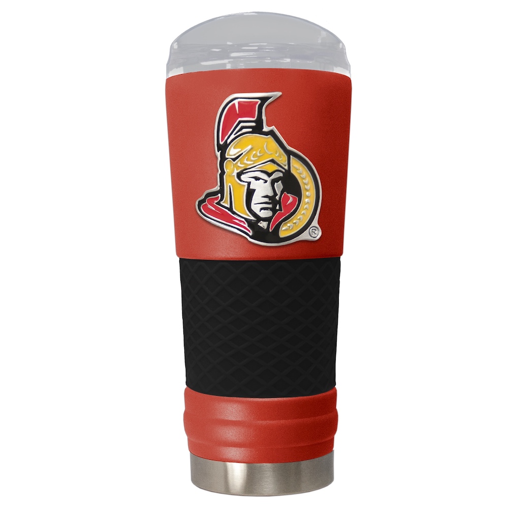 Ottawa Senators 24 oz DRAFT SERIES NHL Powder Coated Insulated Travel Tumbler