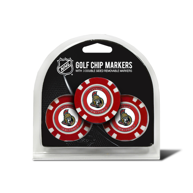 Ottawa Senators 3 Pack Golf Chips