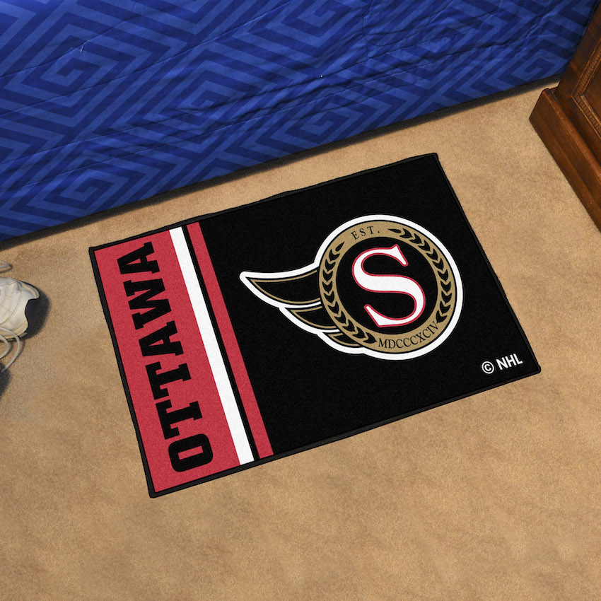 Ottawa Senators 20 x 30 Uniform Inspired Starter Rug