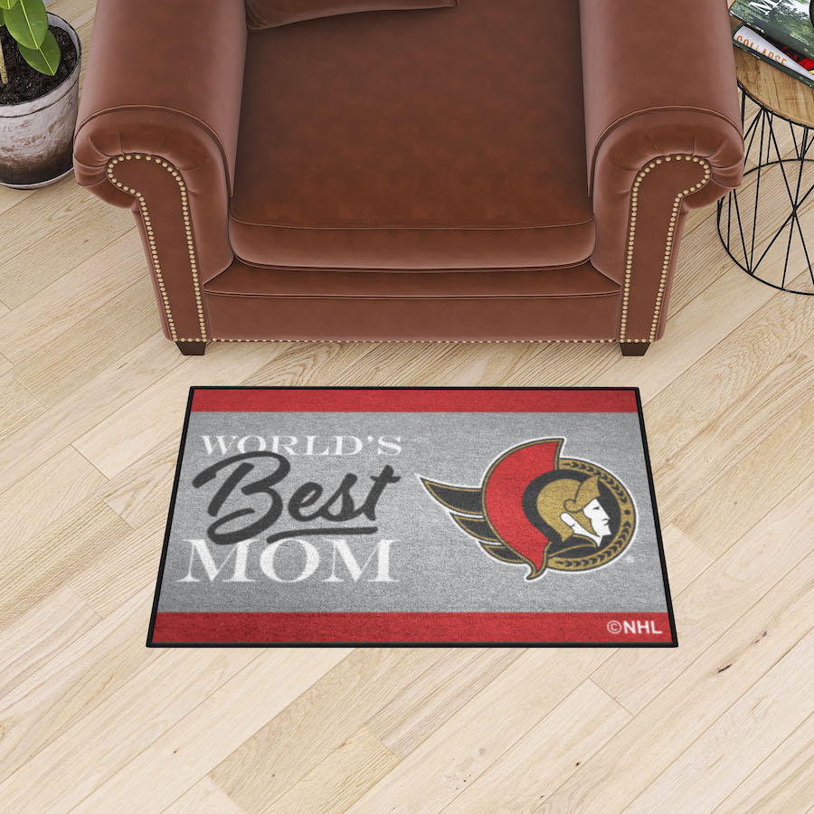 Ottawa Senators 20 x 30 WORLDS BEST MOM Floor Mat