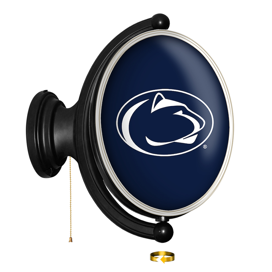 Penn State Nittany Lions LED Rotating Wall Sign ~ OVAL