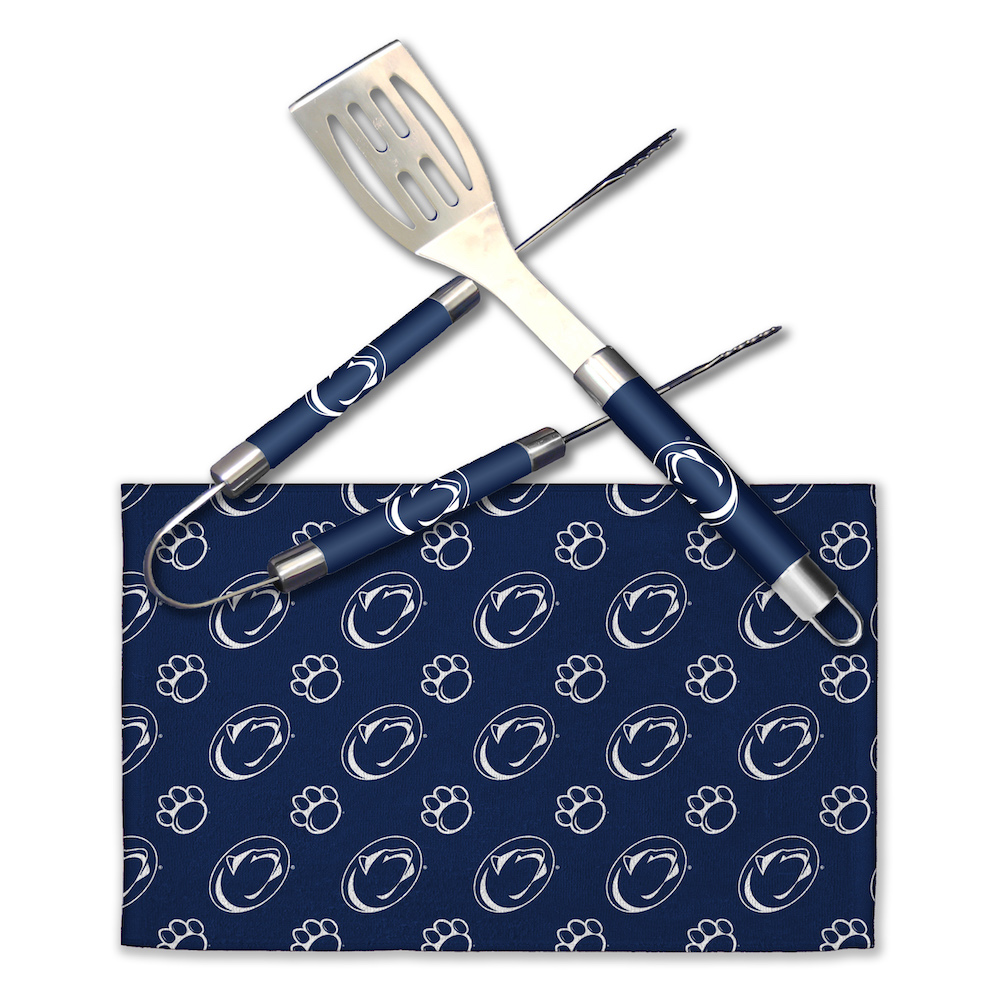 Penn State Nittany Lions 3 Piece BBQ GRILL MASTER set