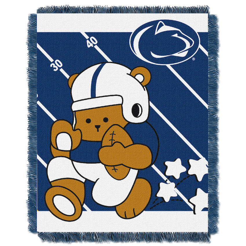 Penn State Nittany Lions Woven Baby Blanket 36 x 48