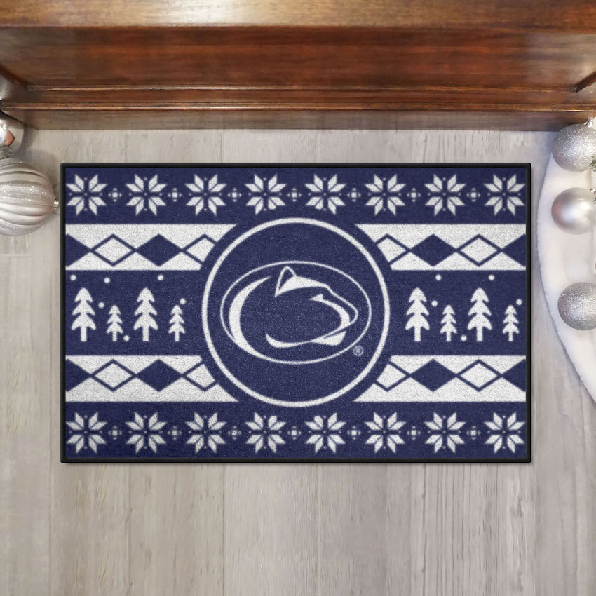 Penn State Nittany Lions HOLIDAY SWEATER 20 x 30 STARTER Floor Mat