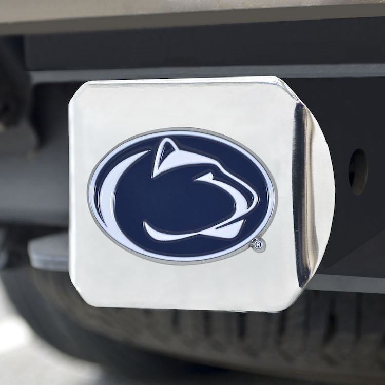 Penn State Nittany Lions Color Chrome Trailer Hitch Cover