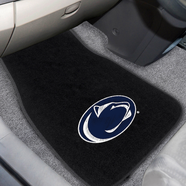 Penn State Nittany Lions Car Floor Mats 17 x 26 Embroidered Pair